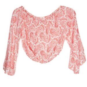 Body Glove Resort -  Peasant Crop Top - XS